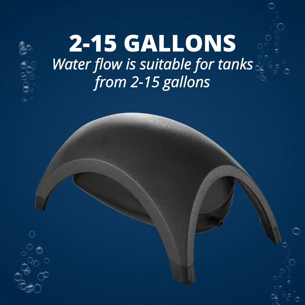 Whisper Air Pump Aquariums Powerful Airflow Vibration Elimination Oxygen Water Movement