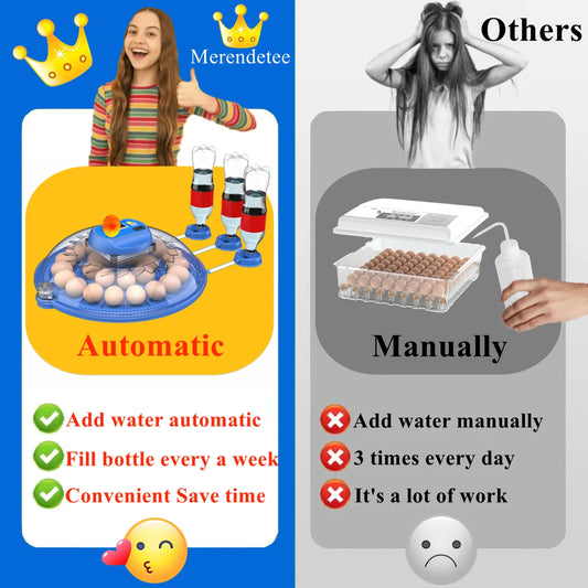 Automatic Incubator Upgrade for hatching eggs