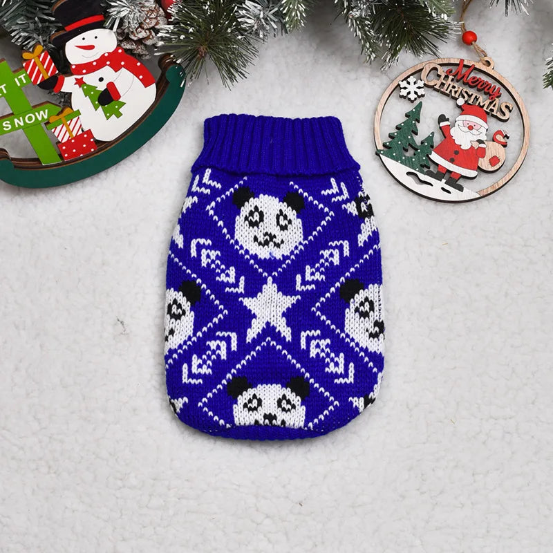 Pet Dog Sweater Winter for Small Medium Dogs Knitted Puppy Cat Chihuahua French Bulldogs Yorkie