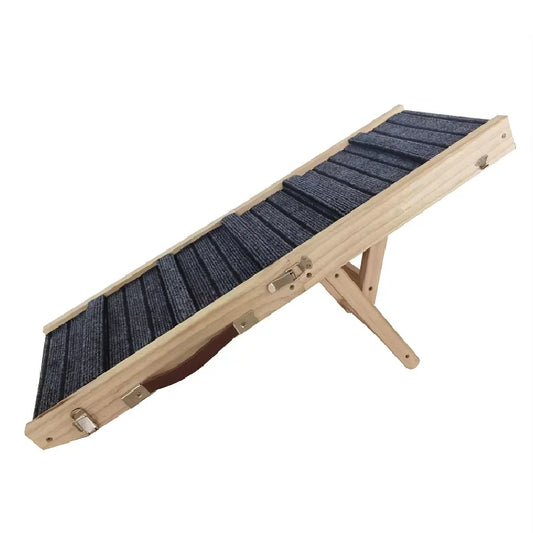 Dog Ramp - Folding, Wooden Non-Slip for injured, elderly