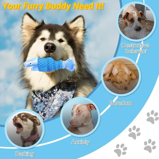 Indestructible Dog Toys for Aggressive Chewers Designed for Medium Large Breeds Squeaky