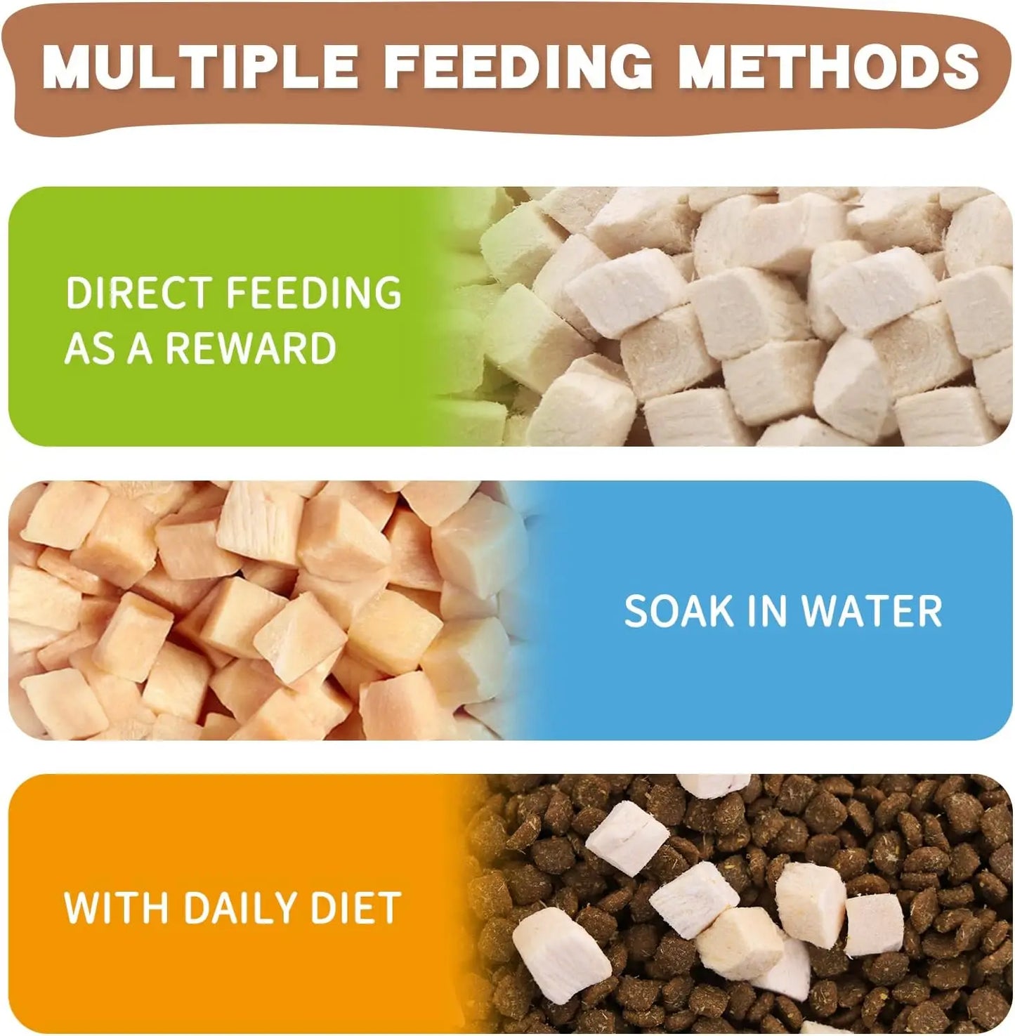 Freeze-Dried Chicken for Dogs & Cats High-Protein Pet Snacks