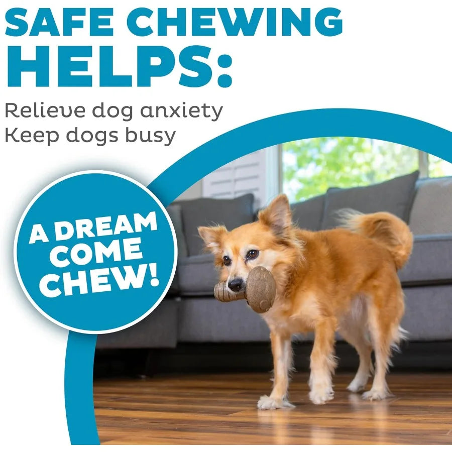 Durable Dog Chew Toy with Peanut Butter Scent for MediumSized Dogs LongLasting Entertainment