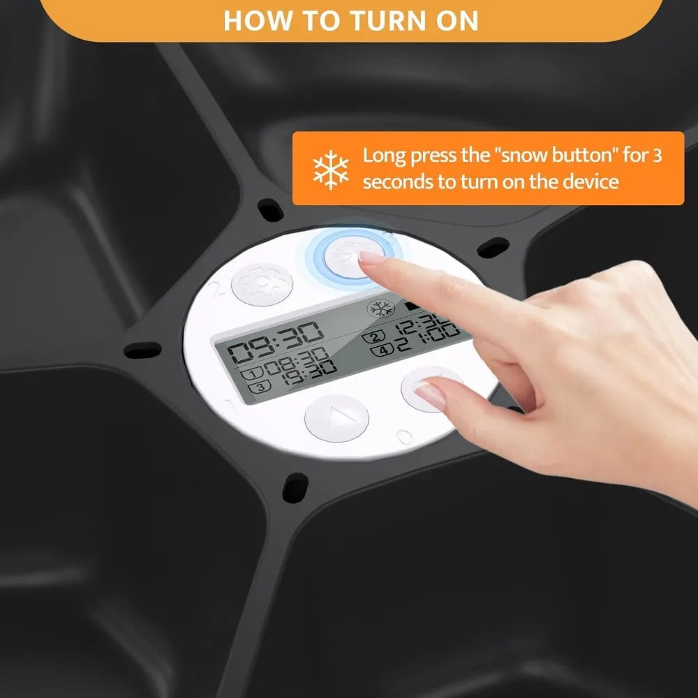 Cat Wet Food Automatic Feeder with Cooling, Semiconductor with Timer, 5 Food Compartments