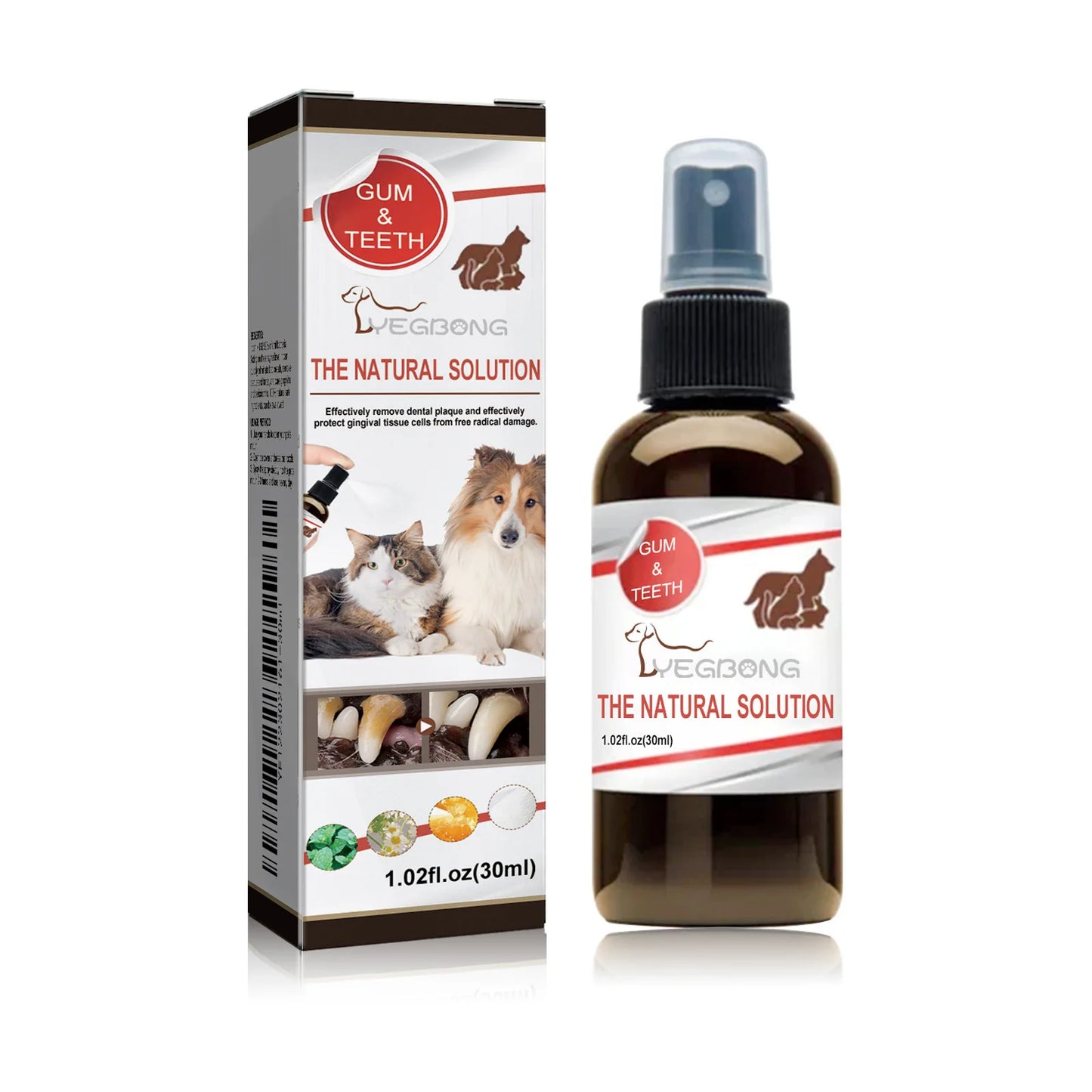 Dog Cats Tartar Removal Dental Care Deodorization Oral Spray
