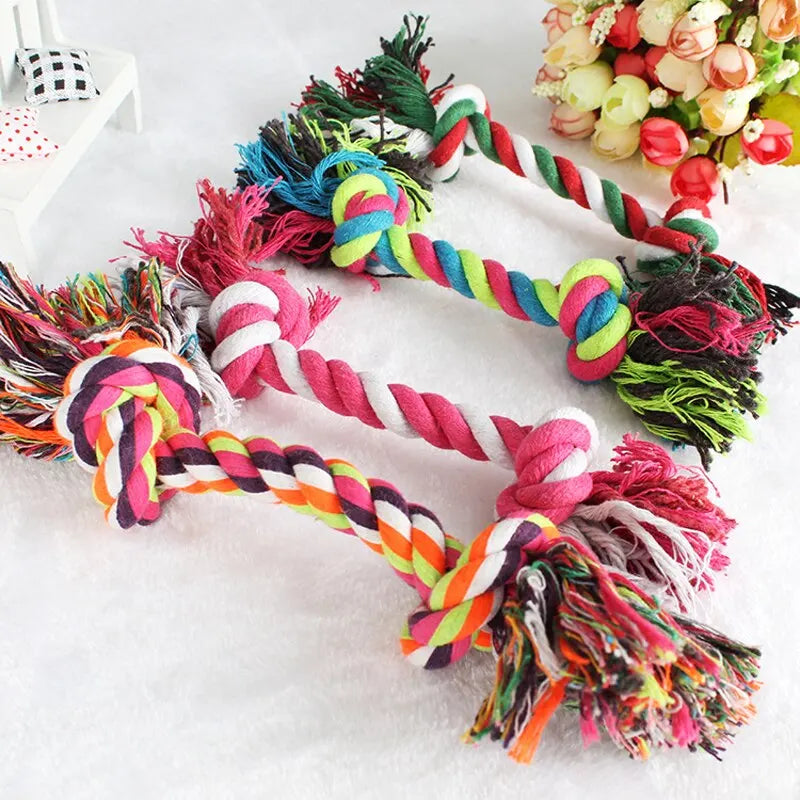 Toy Pet Molar Bite-resistant Cotton Rope Knot for Small Dog