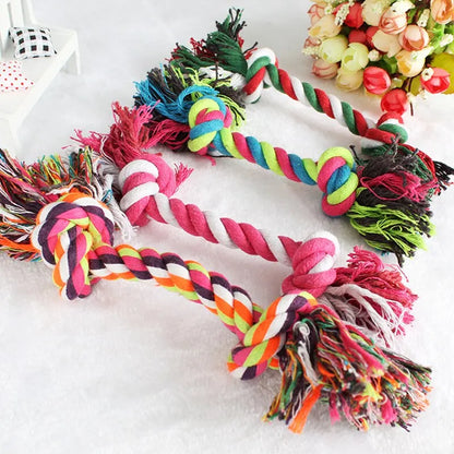 Toy Pet Molar Bite-resistant Cotton Rope Knot for Small Dog