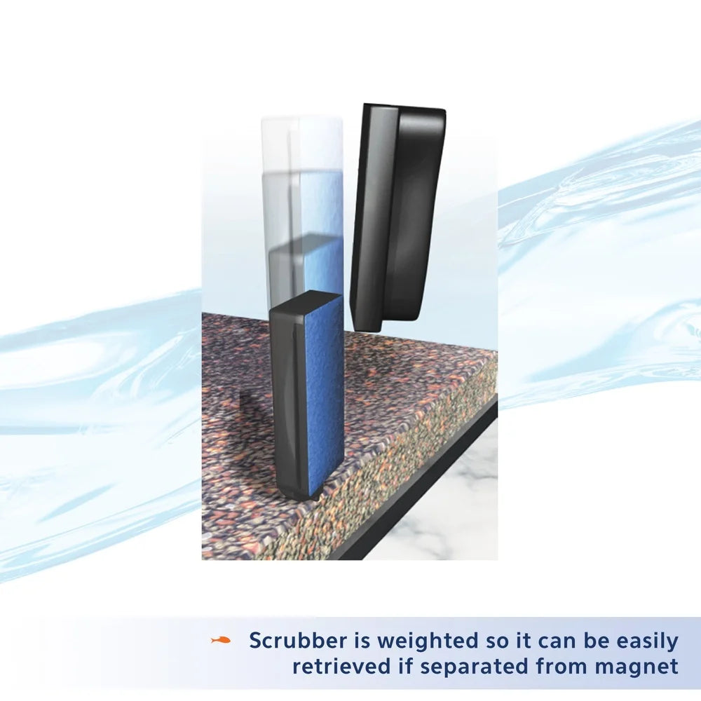 Magnetic Aquarium Algae Cleaner Glass Acrylic Scrubber
