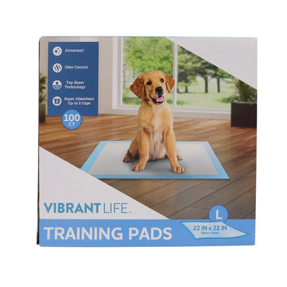 Large Puppy Training Pads Super Absorbent Odor Control Disposable with Attractant Top Sheet