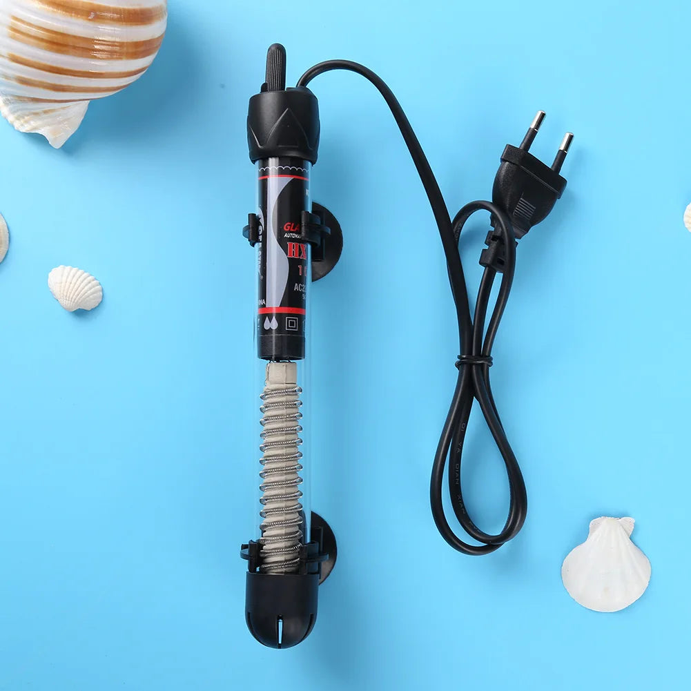 Adjustable Plug Tank Water Heating Rod Aquarium Waterproof Temperature Control Heater Fish Rod for Household Bedroom Ornaments