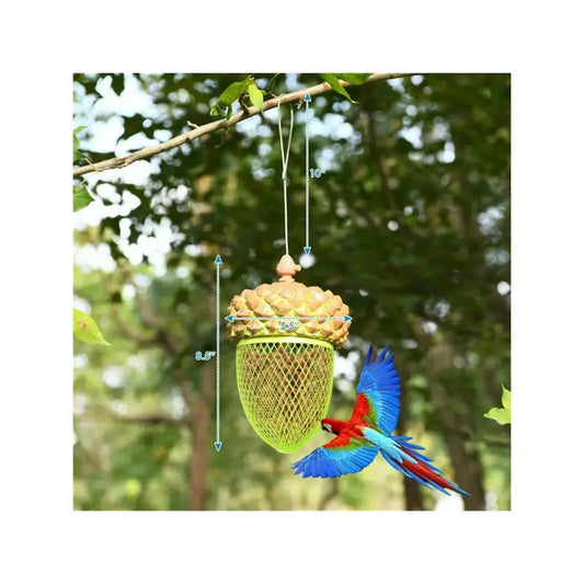 Outdoor Hanging Bird Feeder Food Dispenser for Garden & Yard
