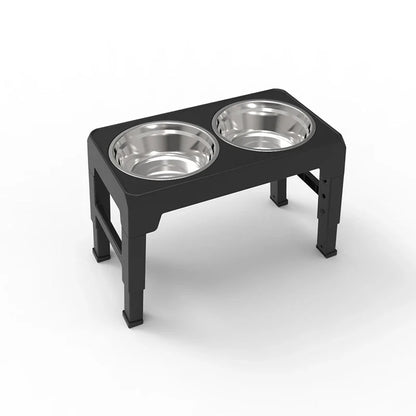 Raised Stand Stainless Steel Food Water Bowls for Small Medium Large Dog Cat