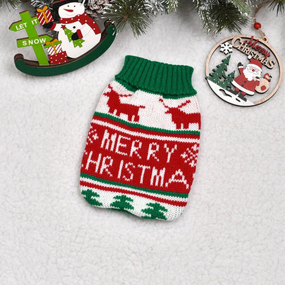 Pet Dog Sweater Winter for Small Medium Dogs Knitted Puppy Cat Chihuahua French Bulldogs Yorkie