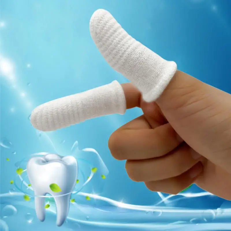 Soft Pet Fingers Cotton Brush Teeth Oral Cleaning Kitten Bad Breath Care Pet Supplies