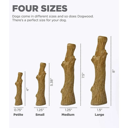 Dogwood Durable Dog Chew Toy Large Long Lasting Made with Real Wood Ideal for Heavy Chewers