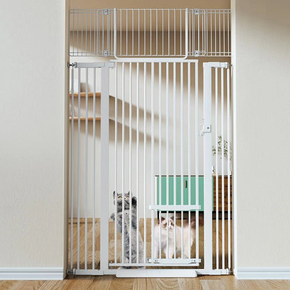 Extra Tall Pet Gate for Cats, Extra Wide Adjustable