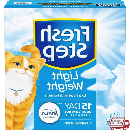 Cat Litter Febreze Odor Control 15 Days ClumpLock Technology Low Dust Easy Scoop Fresh Scent 30% Lighter