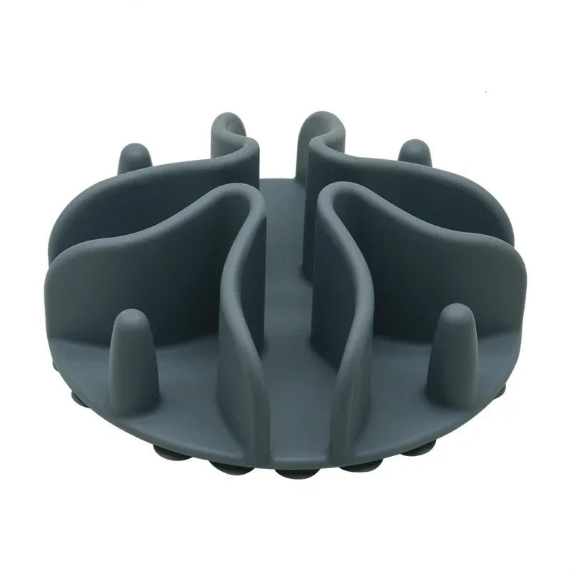 Strong Silicone Products Insert Cup Medium Large Bowl Slow Pet Spiral Dogs Suction Feeder