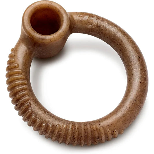 Durable Ring Designed for Aggressive Chewers with Real Bacon Flavor