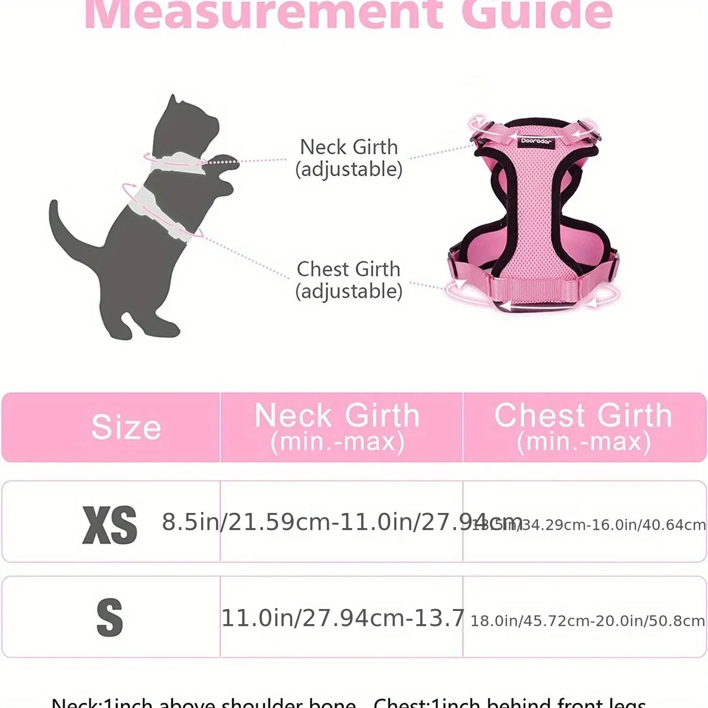 Adjustable Leash Non-Slip Cat Leash Vest Pet Chest Carrier