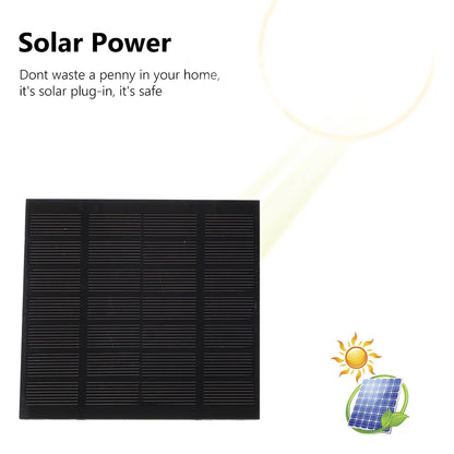 Solar Aquarium Wave Maker Easy Installation with 6 Nozzles Pond Fountain Water Pump Decorative Props Portable for Outdoor Garden