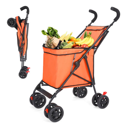 Multifunctional Cart Folding Portable Durable Lightweight Market Purchase Pet Stroller