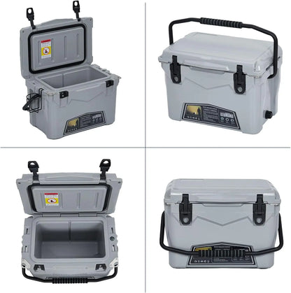 Portable Ice Cooler, Heavy Duty Portable Cup Holder, Fish Ruler, Bottle Openers