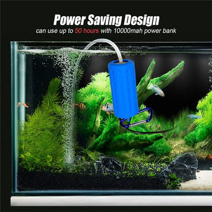 Aquarium Fish Tank Oxygen Portable Air Pump Motor Energy Saving Supplies Accessories