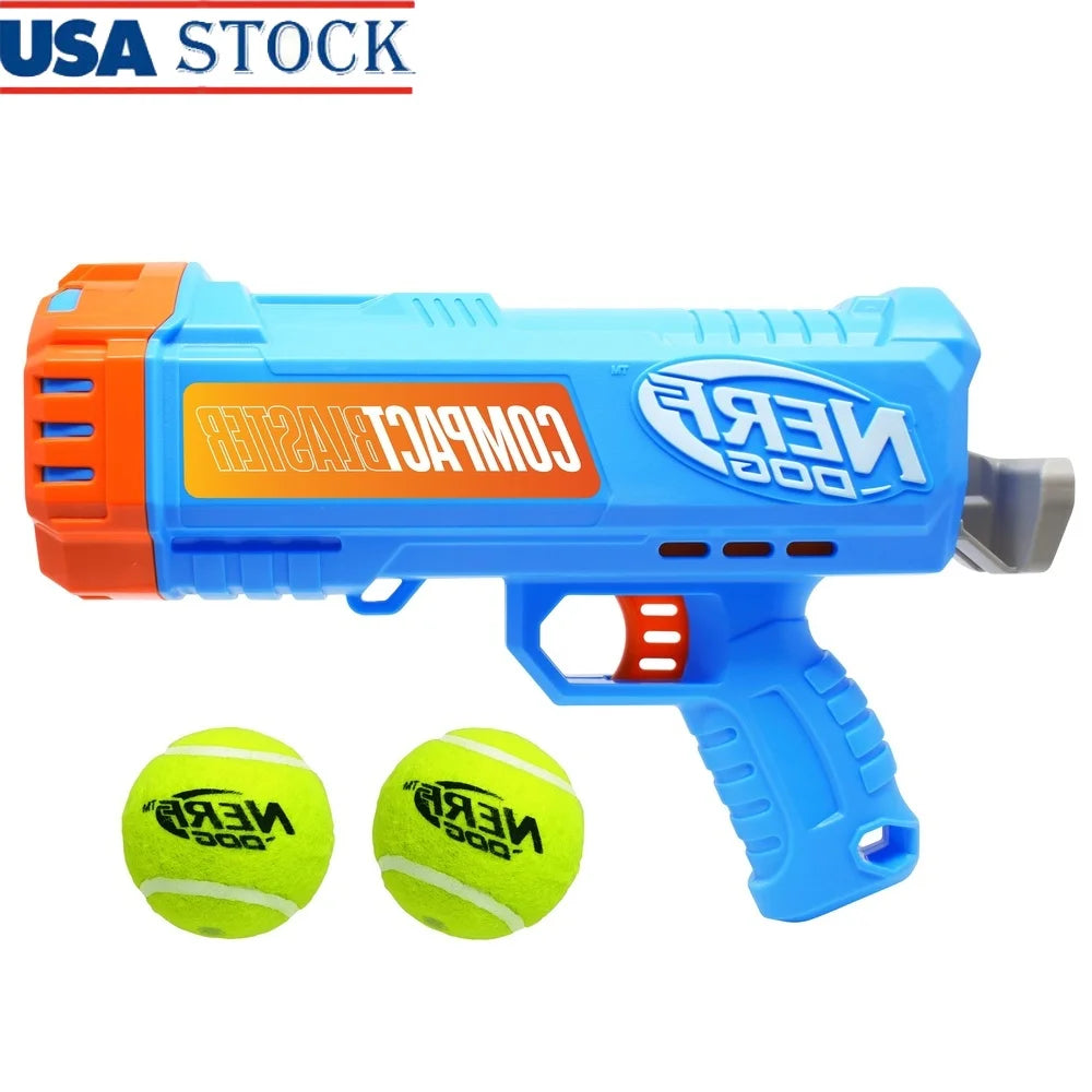 Compact Tennis Ball Launcher Dogs Chewable Waterproof Easy Storage