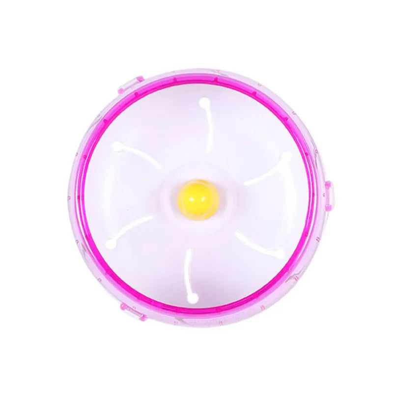 Pet Hamster Running Wheel Toys Roller Round Silent Cage Silent Spinners