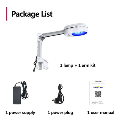 PopBloom WiFi Reef Aquarium LED Lighting, APP Program