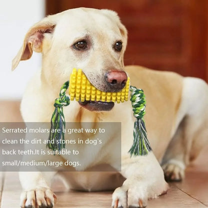 Toys Aggressive Chewers, Tough Durable Squeaky Interactive Dog Toys, Puppy Teeth Chew Corn Stick Toy For Small Large Breed