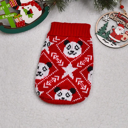 Pet Dog Sweater Winter for Small Medium Dogs Knitted Puppy Cat Chihuahua French Bulldogs Yorkie