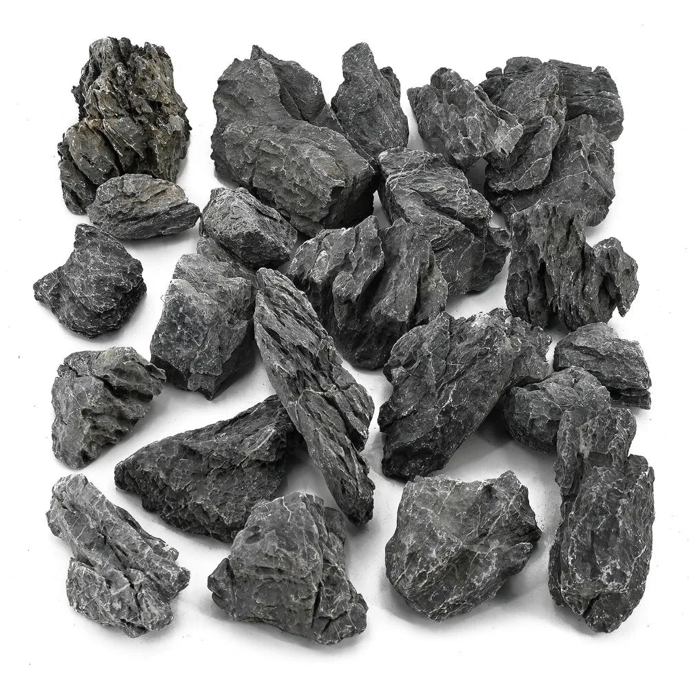 Unocho Aquarium Rocks Seiryu Rock Stone 11LB Fish Tank Decor Rocks for Aquariums Landscaping Model Tank Decoration Aquarium Mini