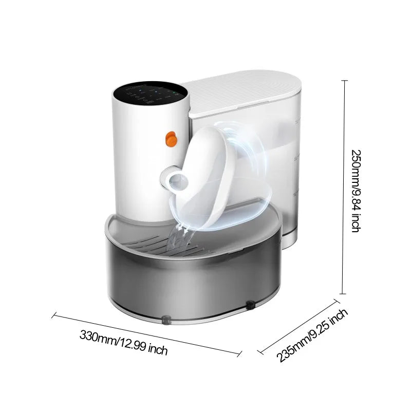 Smart Pet Water Dispenser Wireless Cat Water Fountain Dumping Dog Rechargeable Water Feeder
