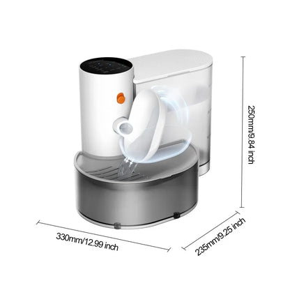Smart Pet Water Dispenser Wireless Cat Water Fountain Dumping Dog Rechargeable Water Feeder