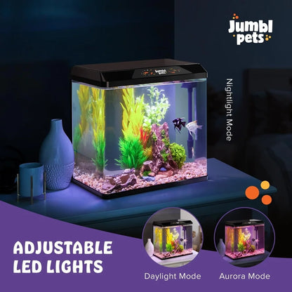 Glass Aquarium Starter Set  Freshwater