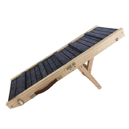 Dog Ramp - Folding, Wooden Non-Slip for injured, elderly