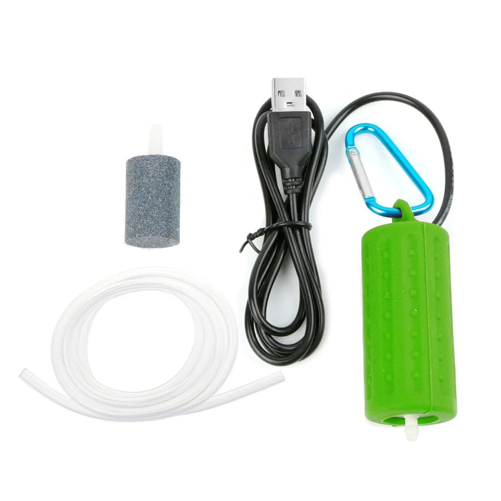 Aquarium Fish Tank Oxygen Portable Air Pump Motor Energy Saving Supplies Accessories