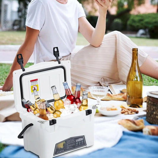 Portable Ice Cooler, Heavy Duty Portable Cup Holder, Fish Ruler, Bottle Openers