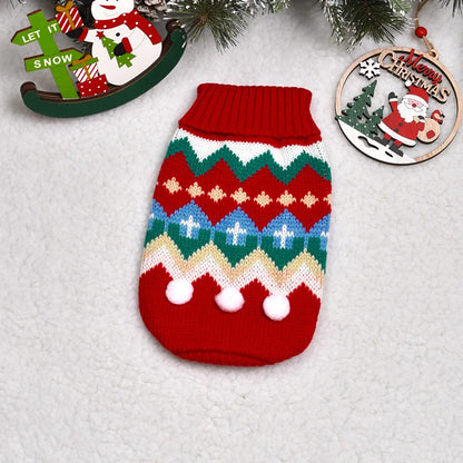 Pet Dog Sweater Winter for Small Medium Dogs Knitted Puppy Cat Chihuahua French Bulldogs Yorkie