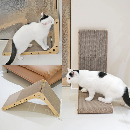 L Shape Cat Scratcher, for Indoor Cats, Protecting Furniture
