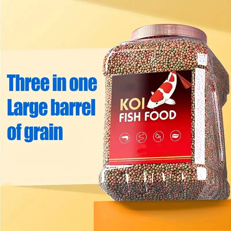 Goldfish Variety Pellets Grain Balanced Diet, Suitable For Koi, Goldfish, Parrotfish, Betta. Aquarium Fish,