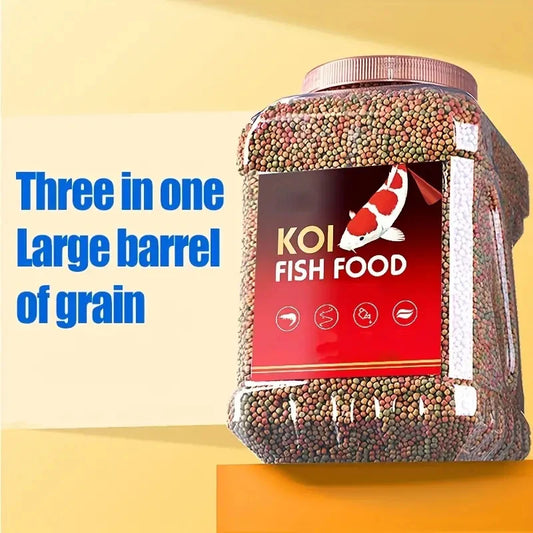 Goldfish Variety Pellets Grain Balanced Diet, Suitable For Koi, Goldfish, Parrotfish, Betta. Aquarium Fish,