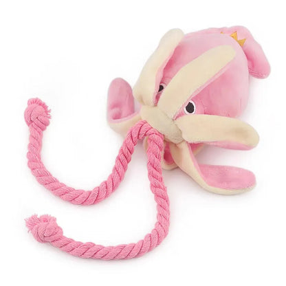 Pet Octopus Plush Rope Toy Is Bite-resistant, Fun and Interactive