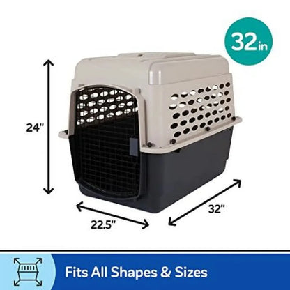 Dog Kennel Plastic Portable Travel Crate Airline Friendly Pet Carrier