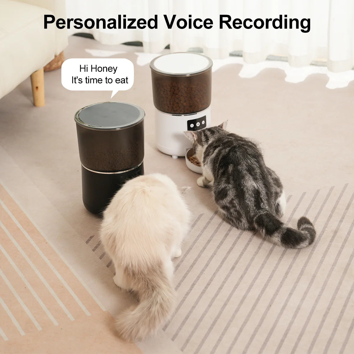 NPET Automatic Feeder Meals Portions Suitable for Cats Dogs