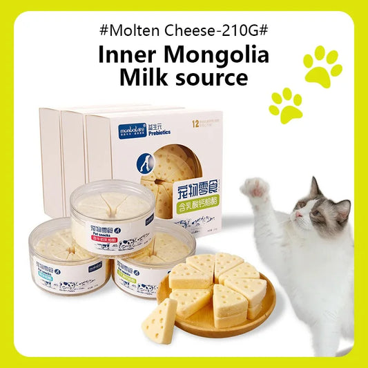 Pet Freeze-dried Food High Calcium Cheese Rich in Nutrients Cat Dog Snacks Aid Digestion Supplements