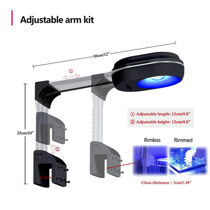 PopBloom-Nano WiFi Led Marine Aquarium Full Spectrum for Saltwater