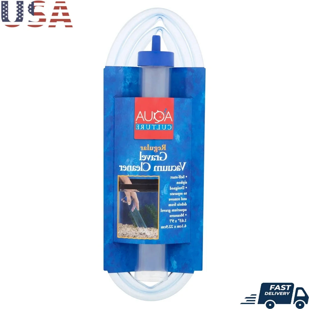 Siphon Gravel Vacuum Aquarium Debris Removal Fish Tank Maintenance